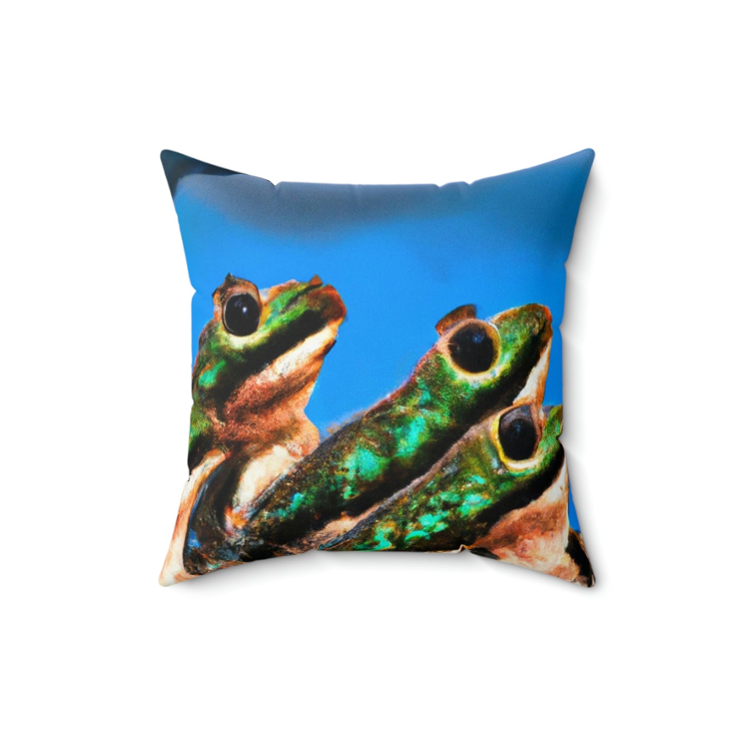 "A Frog Chorus in the Thunderstorm" - The Alien Square Pillow