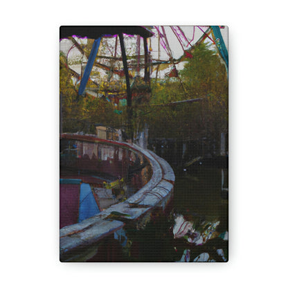 "Lost in the Funhouse: Exploring the Abandoned Amusement Park" - The Alien Canva