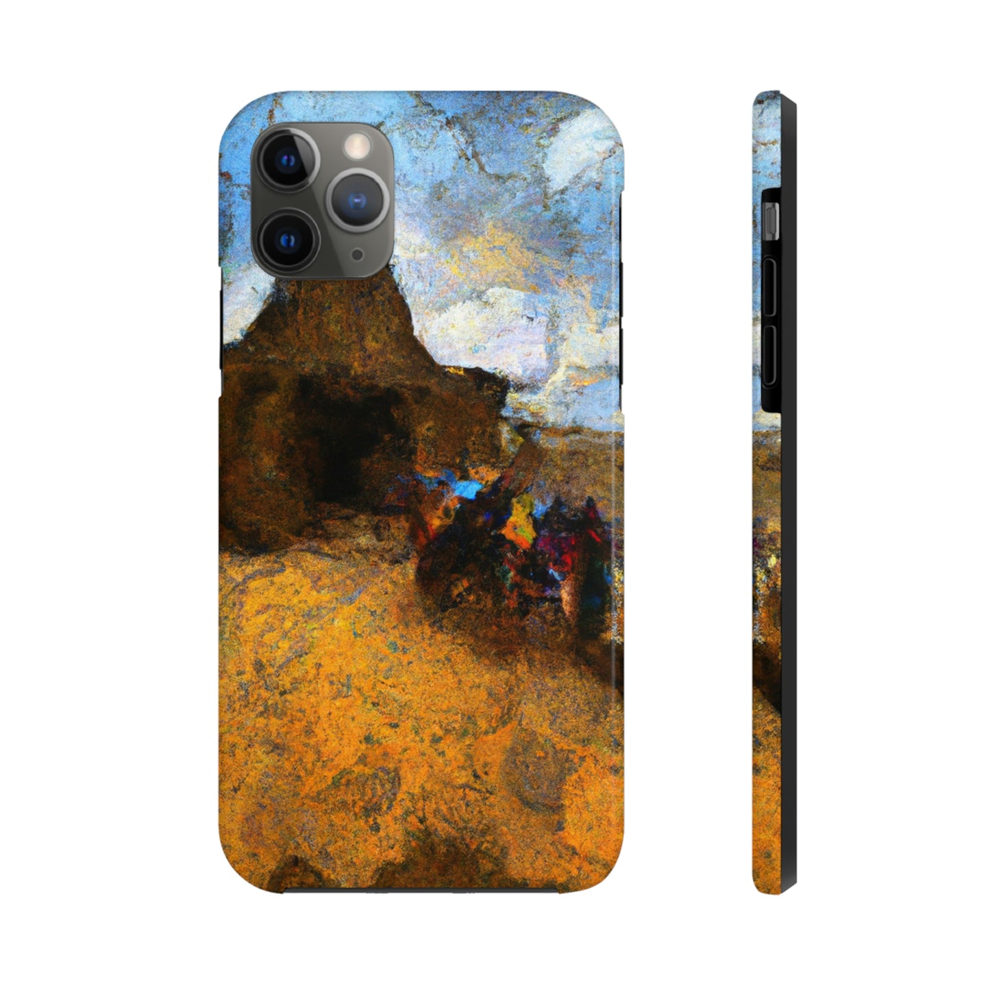 "Dusty Pilgrims at the Forgotten Shrine" - The Alien Tough Phone Cases