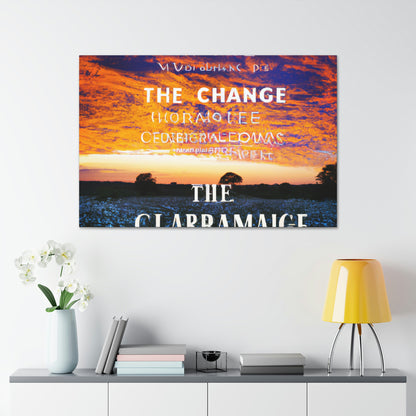 "The Rising Sun of Change" - Canvas