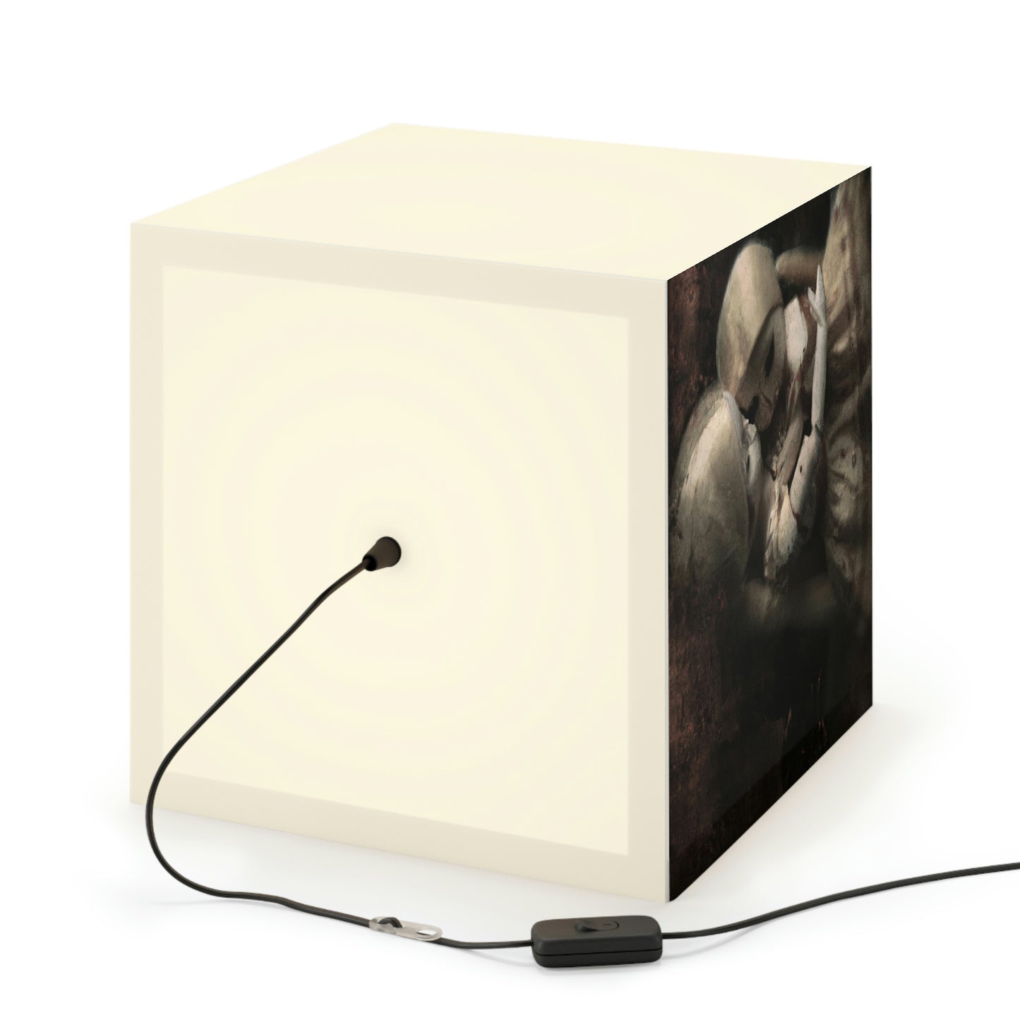 "A Melancholy Tango of Two Dolls" - The Alien Light Cube Lamp