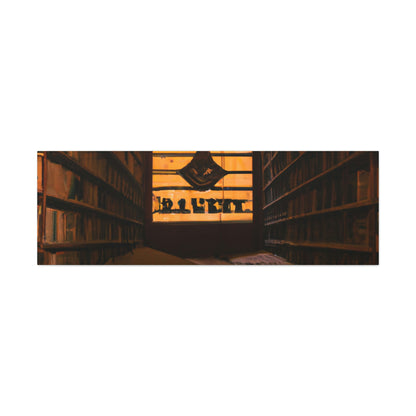 "La biblioteca olvidada del desierto" - The Alien Canva