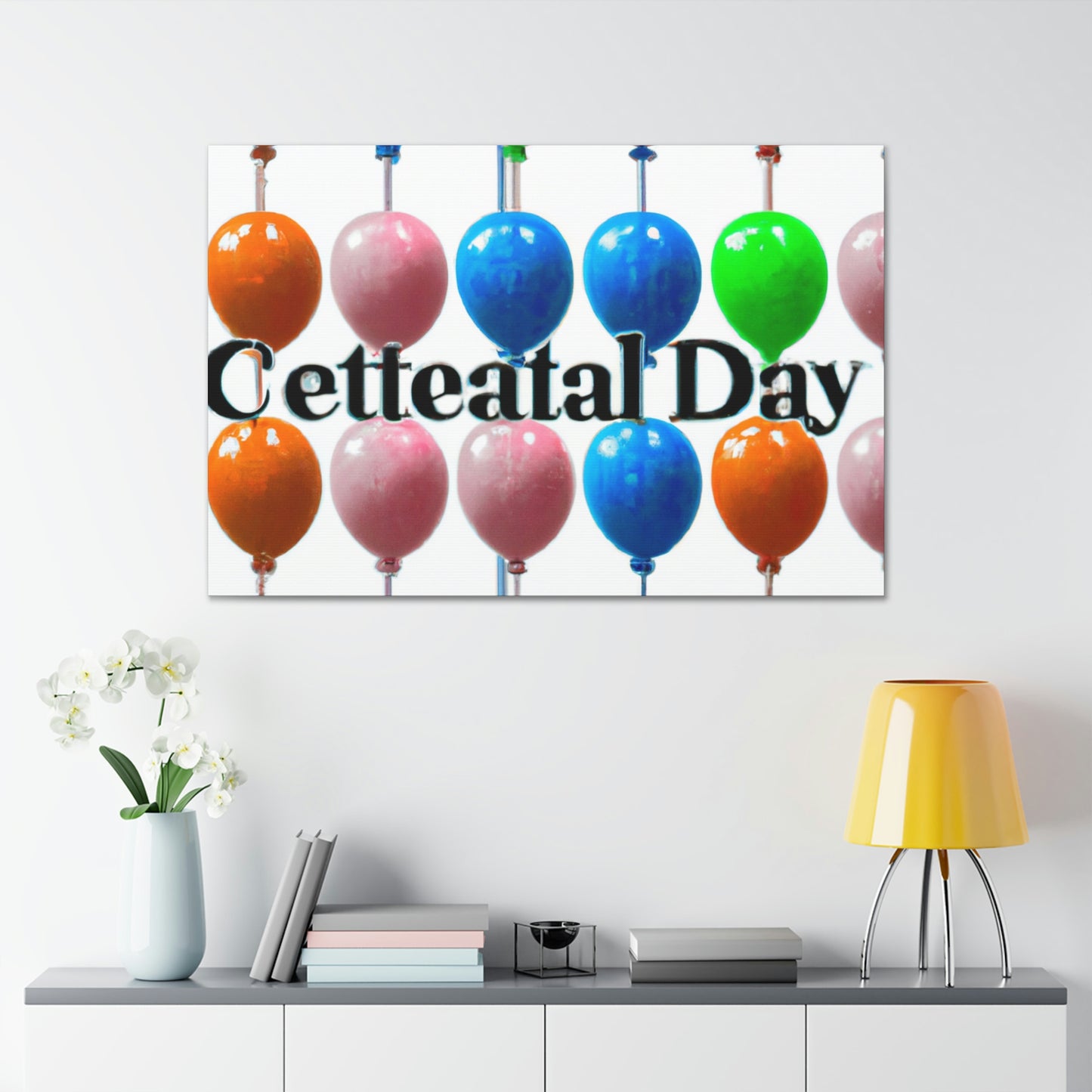 Rainbow Balloon Artist - Canvas