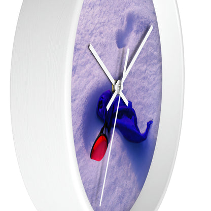 "Buried in the Snow: A Vivid Memory" - The Alien Wall Clock