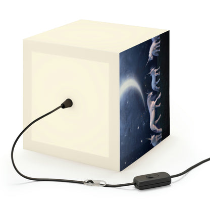 "Moonlit Mystique" - The Alien Light Cube Lamp