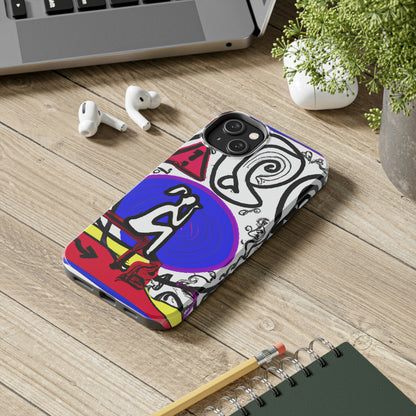 "Alone in the Park: Pondering Life's Challenges" - The Alien Tough Phone Cases