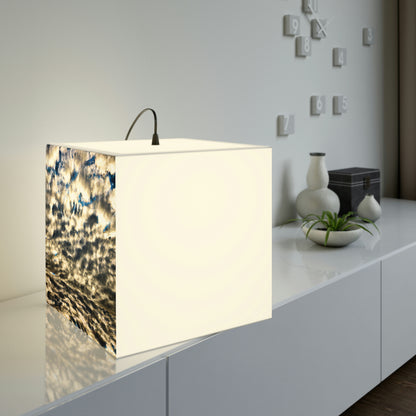 "A Reflection of Celestial Mirage". - The Alien Light Cube Lamp