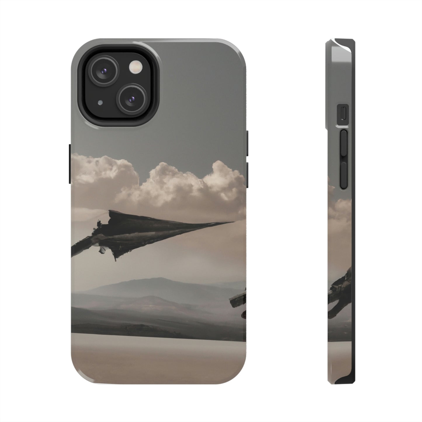 "A Warrior's Last Stand: The Battle Against the Metal Dragon" - The Alien Tough Phone Cases