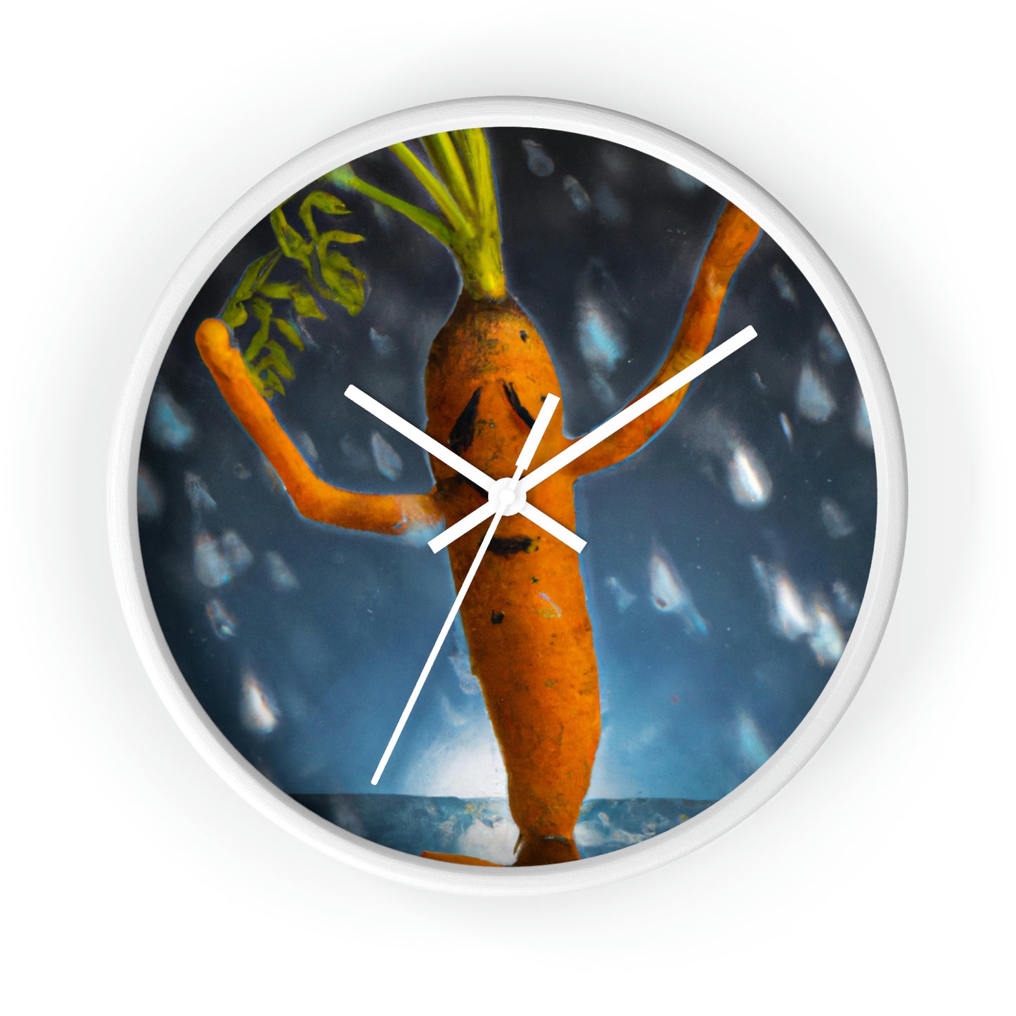 "Jubilant Jig in the Rain" - El reloj de pared alienígena