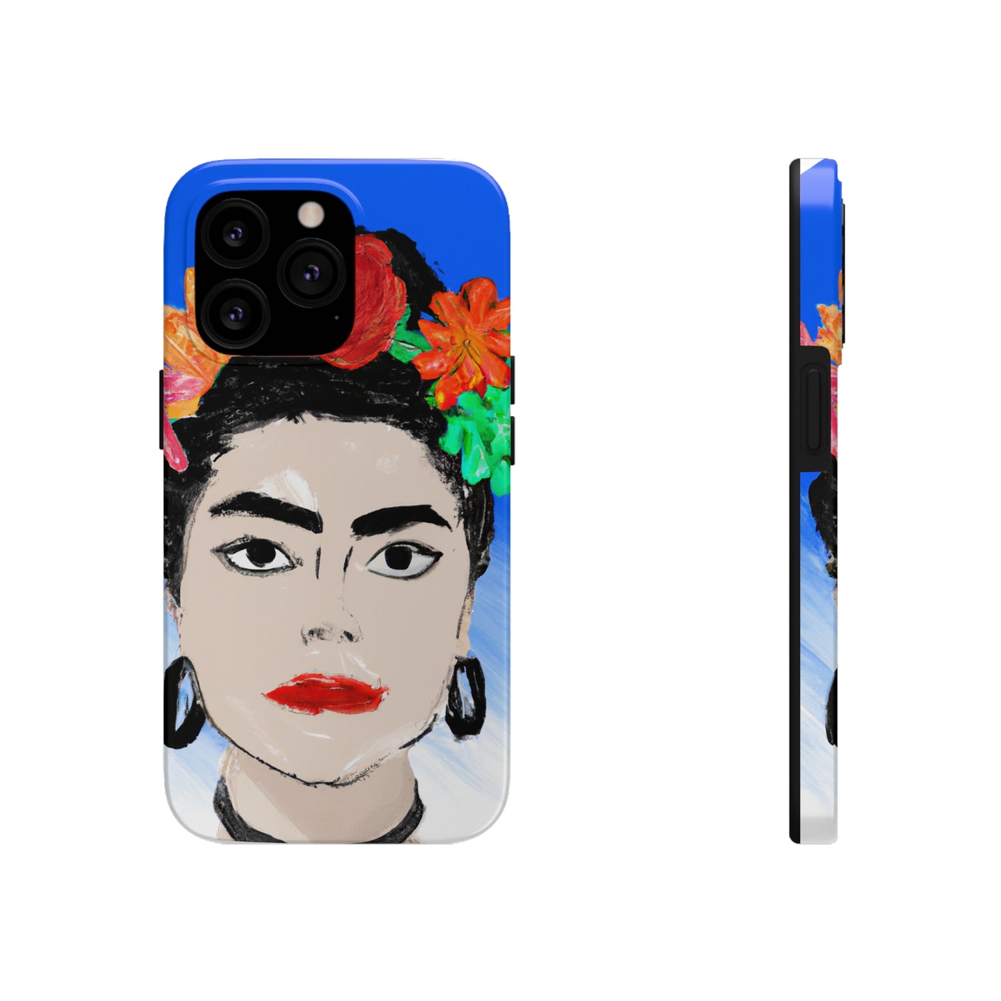 "Fiery Frida: Painting a Mexican Icon with Colorful Culture" - The Alien Tough Phone Cases