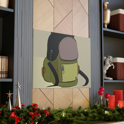 "Mochila con personalidad" - The Alien Canva