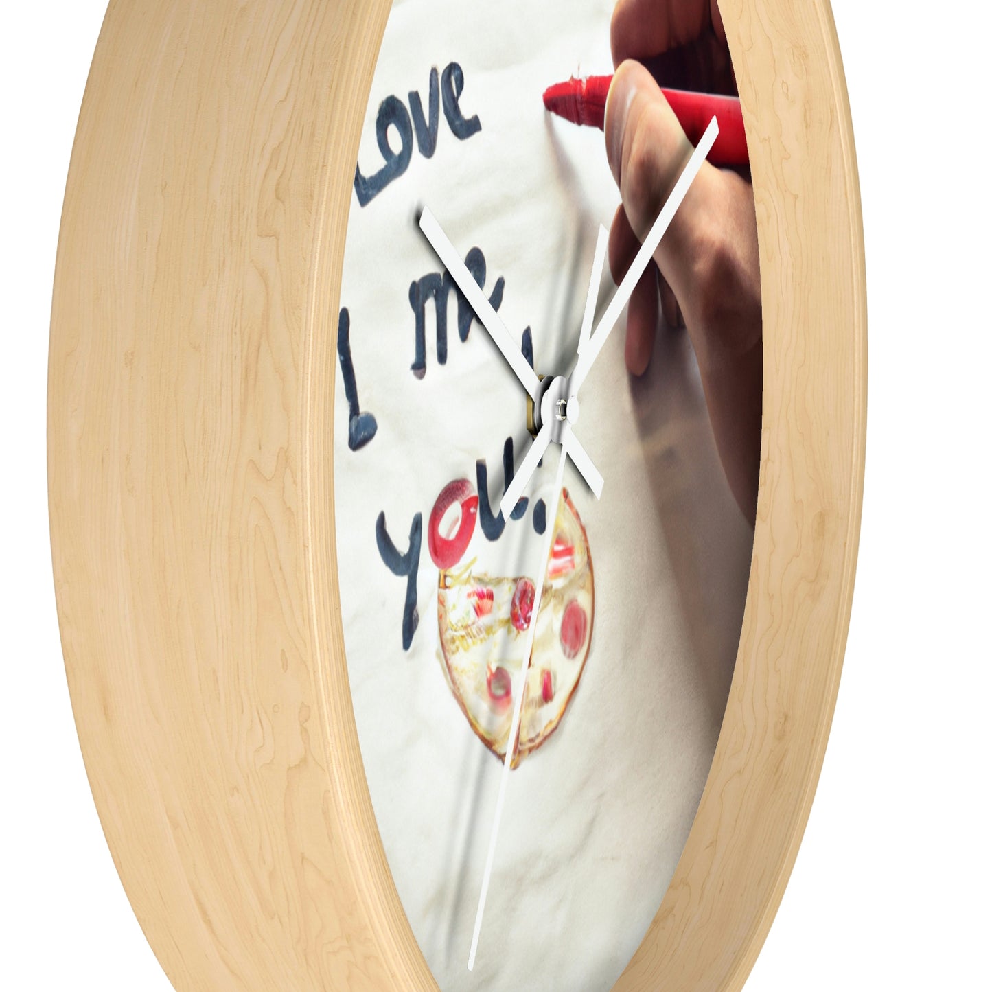 "A Pizza-Loving Love Letter" - The Alien Wall Clock