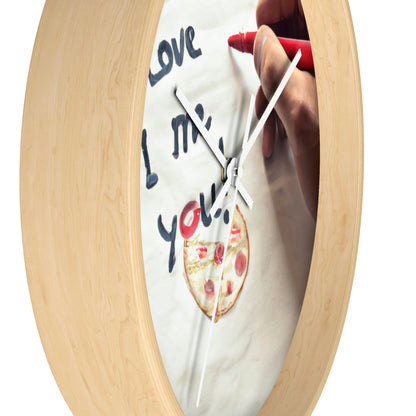 "A Pizza-Loving Love Letter" - The Alien Wall Clock