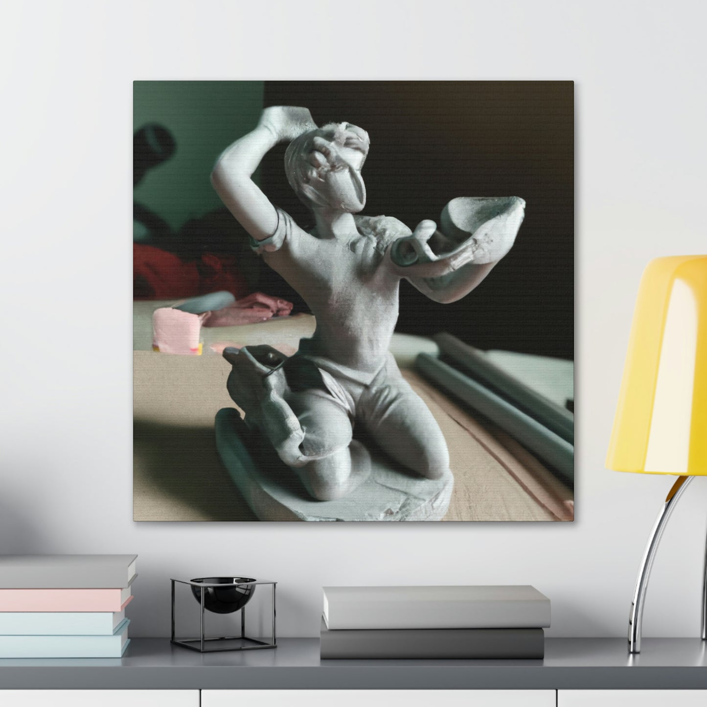 "Celebrating a Triumph: A Sculptural Moment of Pride" - The Alien Canva.