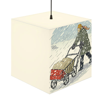 "Struggling Against the Snow" - The Alien Light Cube Lamp