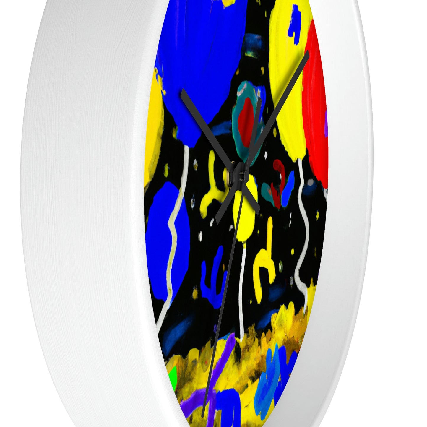 "A Starry Night Rainbow" - El reloj de pared alienígena