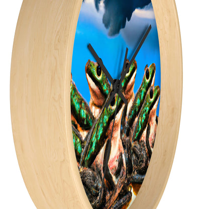 "A Frog Chorus in the Thunderstorm" - The Alien Wall Clock