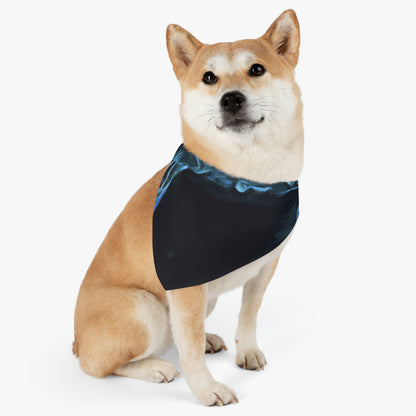 "Escape from the Icy Depths" - El collar de bandana para mascota alienígena