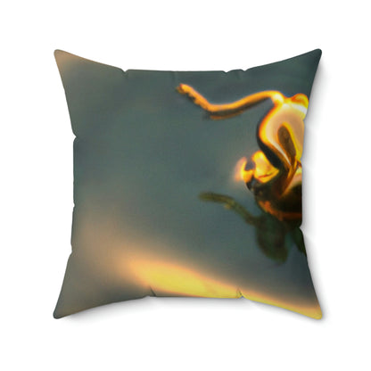 "Descending Dragon" - The Alien Square Pillow