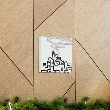 The City In The Mist - The Alien Canva