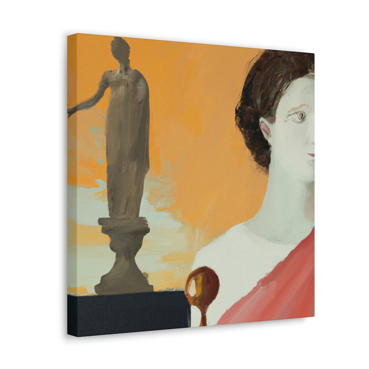 "Classic Meets Contemporary: A Fusion of Greek Art and My Own Style" - Canvas