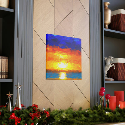 Sunrise Seascape Artist - Peter Ocean - Canvas