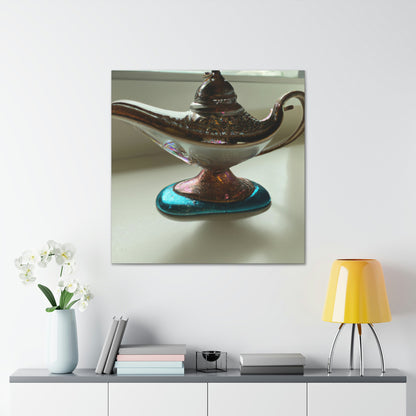 "Wish Upon a Magic Lamp" - The Alien Canva