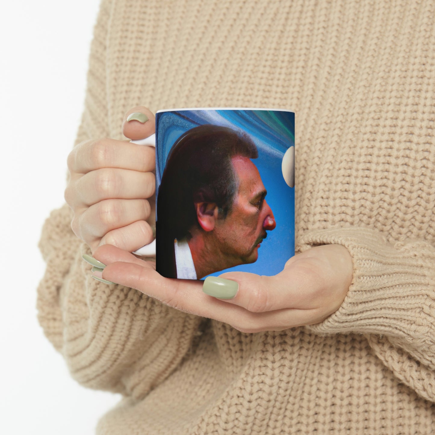 "A Chance Encounter Between Fateful Strangers" - The Alien Ceramic Mug 11 oz