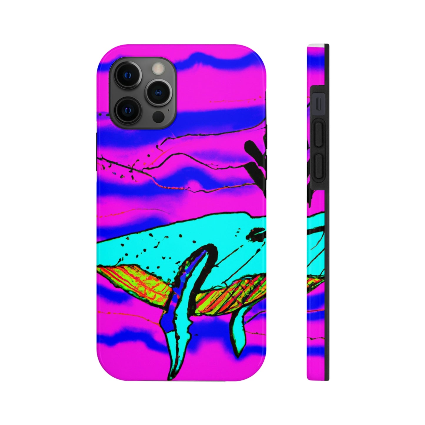 "Glow of the Neon Sea" - The Alien Tough Phone Cases