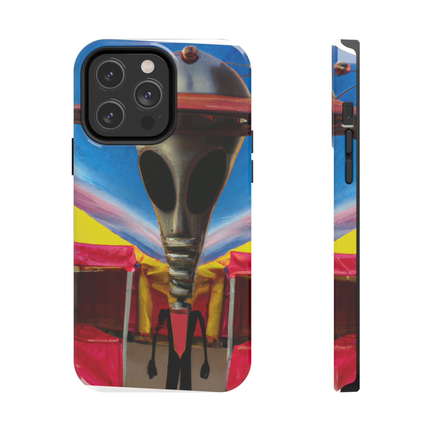 "Fair Invaders: A Cosmic Crash Course" - Die Alien Tough Phone Cases