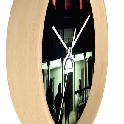 "Halloween Hauntings: Exploring a Haunted House"! - The Alien Wall Clock