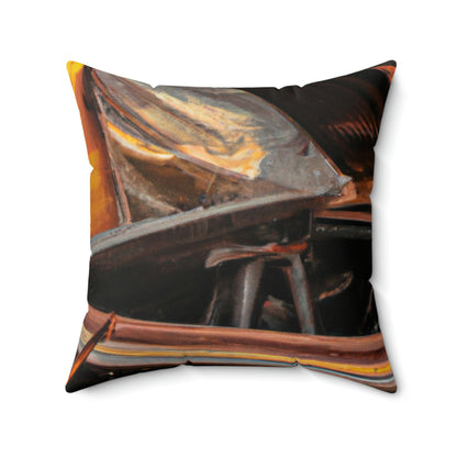 that rebuilds the consciousness of a lost loved one

"Rebuilding Time: A Journey to Remember" - The Alien Square Pillow