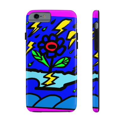 "A Bold Bloom Amidst the Storm" - The Alien Tough Phone Cases