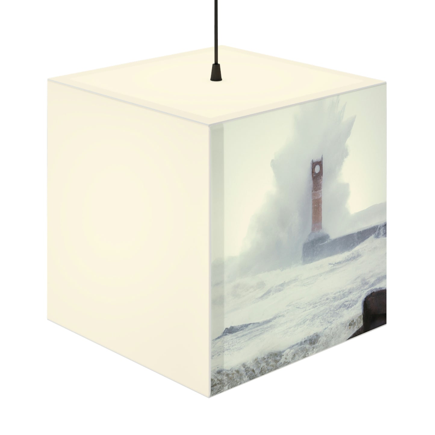 Answer: "A Storm's Beacon: The Heart of a Lighthouse" - The Alien Light Cube Lamp