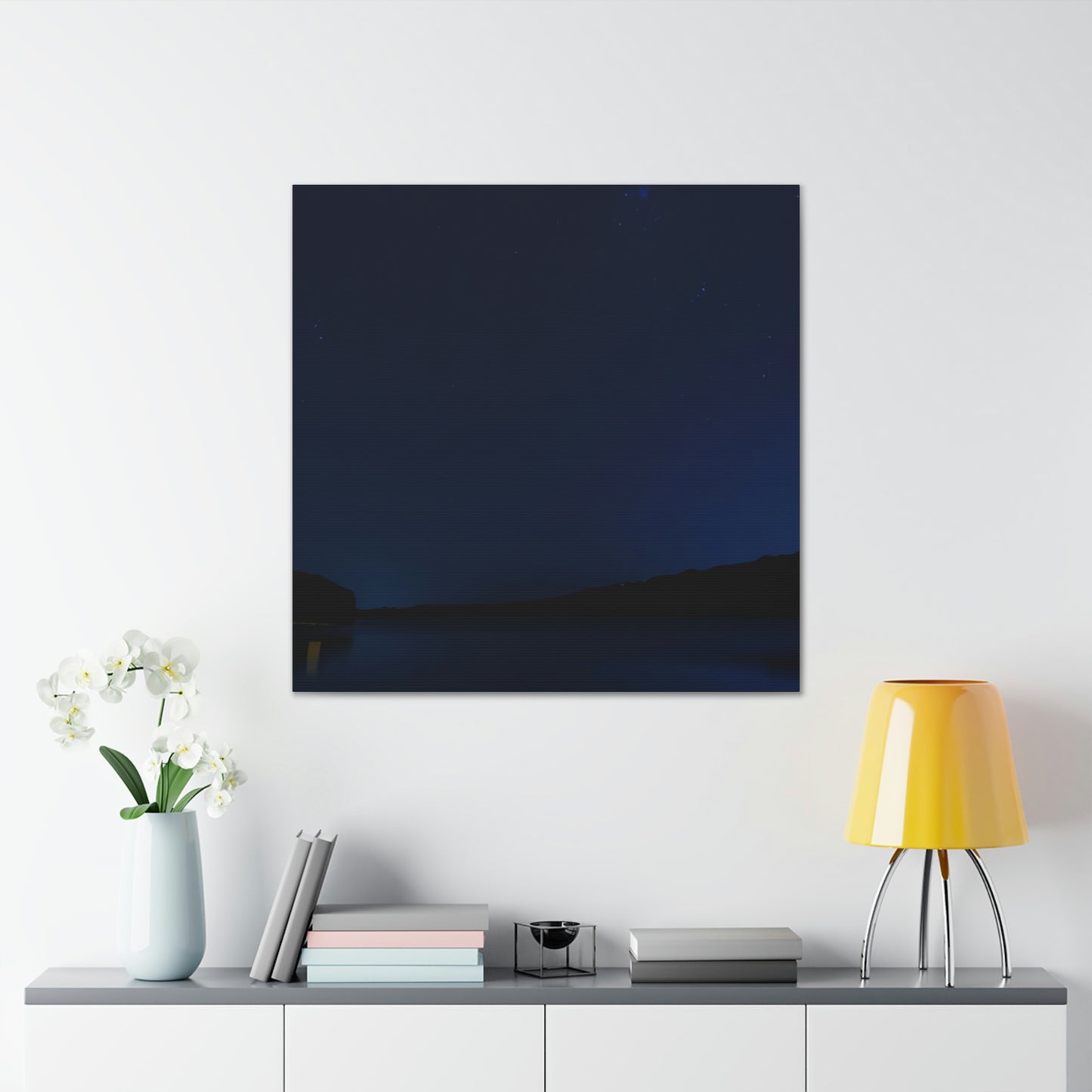 "Twinkling Moonlight on the Lake" - The Alien Canva