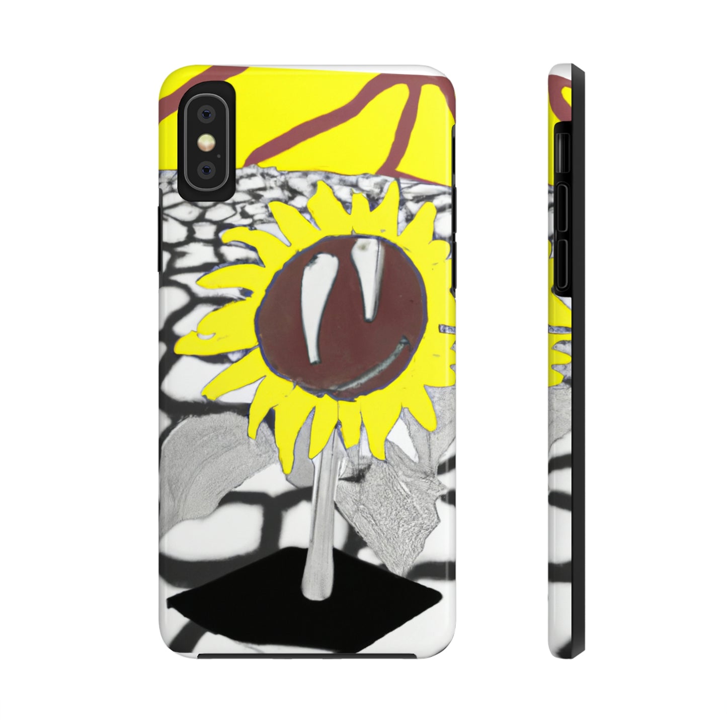 "A Sunflower Withering on a Parched Field" - The Alien Tough Phone Cases