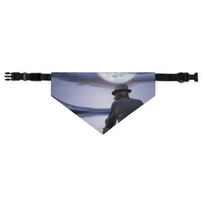 Moonlight Reflections on a Quiet Lake – Das Alien Pet Bandana Halsband