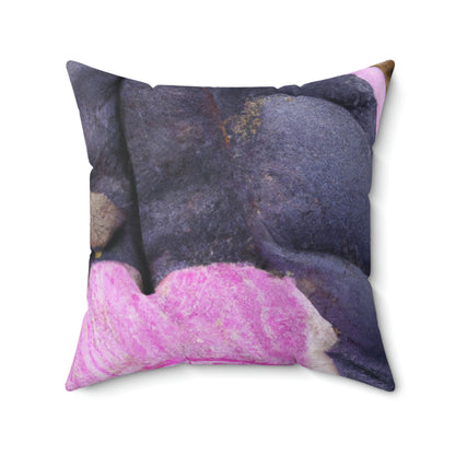 "A Tiny Home in an Old Glove" - The Alien Square Pillow