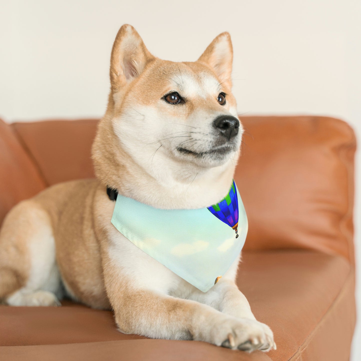 "Finding Stillness in the Sky" - The Alien Pet Bandana Collar