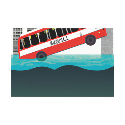 "The Great Escape: Flying the Bus Out of a Sinking City" - The Alien Canva