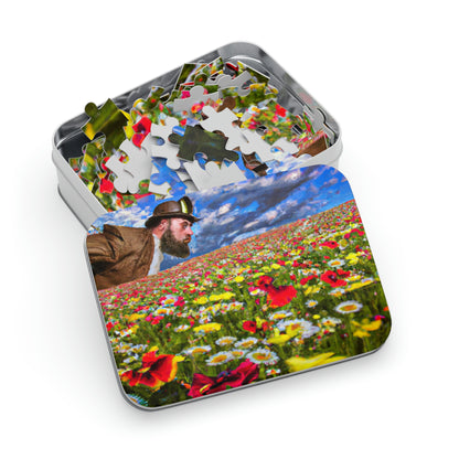 "A Blissful Tour of Floral Splendor" - The Alien Jigsaw Puzzle