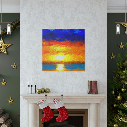 Sunrise Seascape Artist - Peter Ocean - Canvas