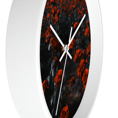 "Inferno of Blossoms" - Die Alien-Wanduhr