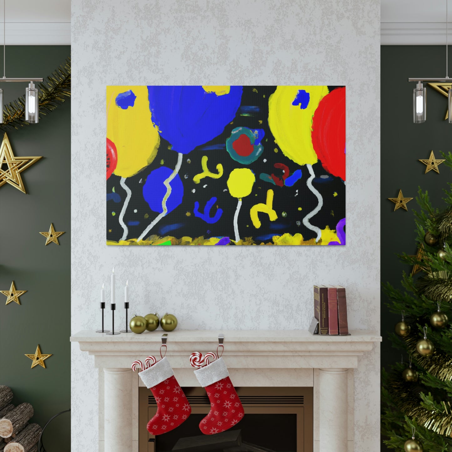 "A Starry Night Rainbow" - The Alien Canva