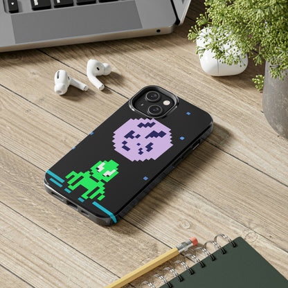 "Testigo solitario del cielo nocturno" - The Alien Tough Phone Cases Pixel Art