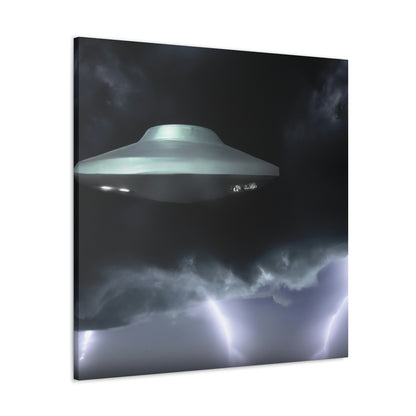 "Stormy Encounter" - The Alien Canva