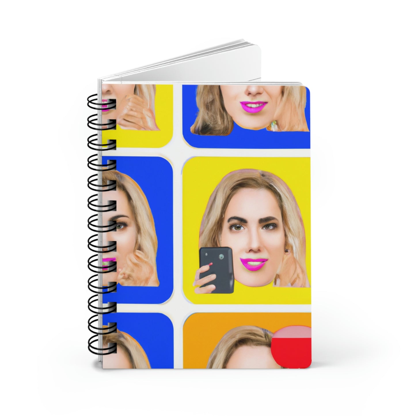 "Emoji-zing a Celebrity: A Pop Art Portrait" - The Alien Spiral Bound Journal