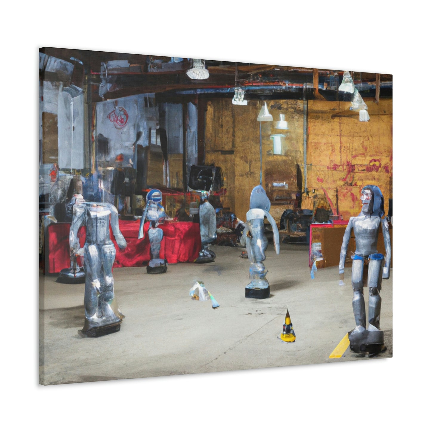 "Dancing with Machines: A Warehouse Musical" - The Alien Canva