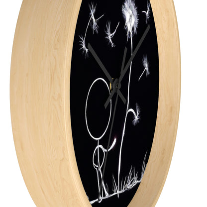 "A Dandelion Flicker in the Midnight Breeze" - The Alien Wall Clock