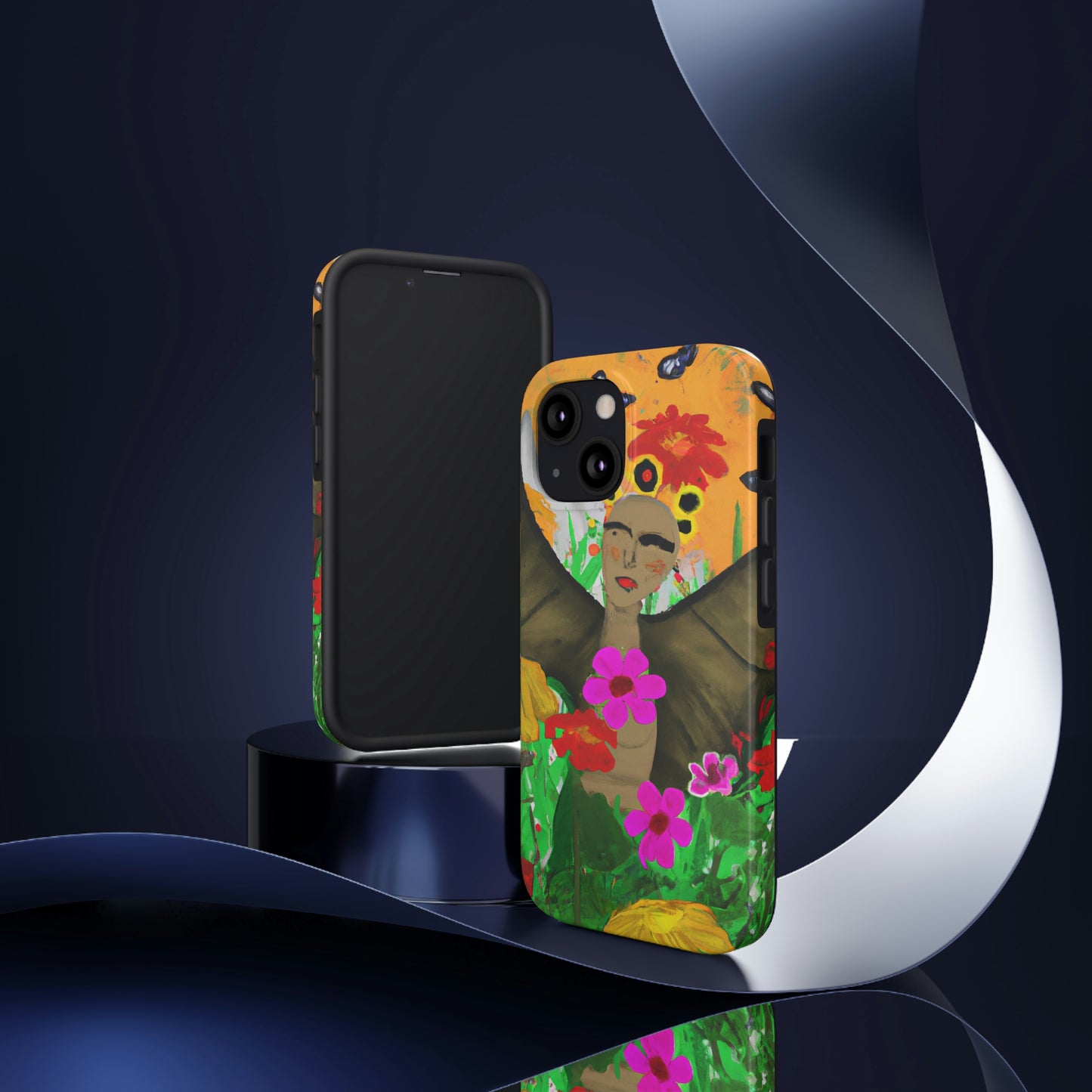 "Butterfly Ballet in the Wildflower Meadow" - The Alien Tough Phone Cases